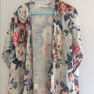 Floral kimono